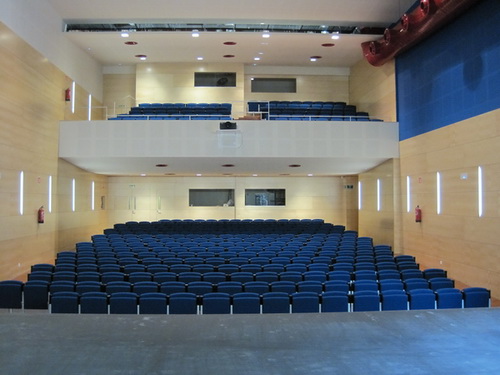 Salón de actos del Centro Cívico José María Luelmo