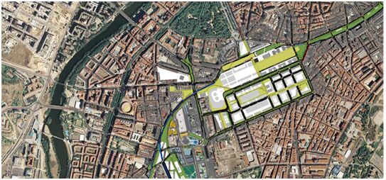 Área central del “Plan Rogers”