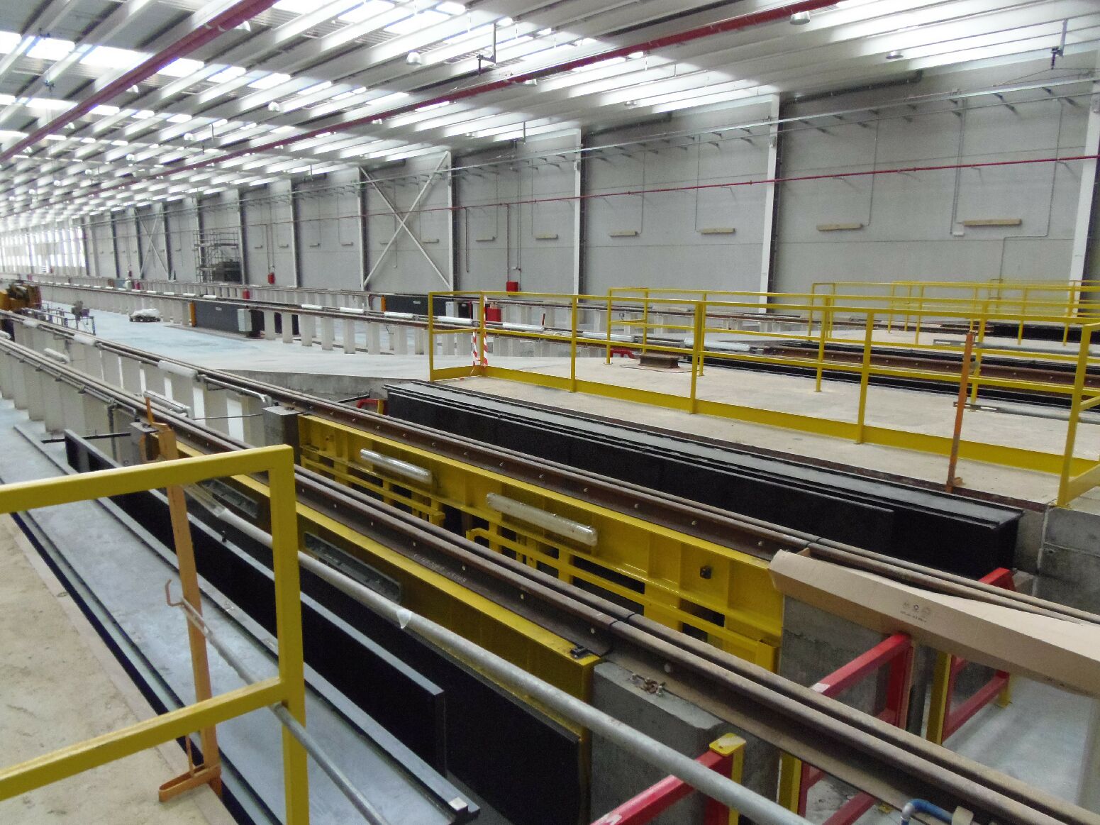 Detalle de las nuevas instalaciones de RENFE