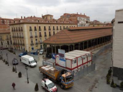 Mercado del Val en obras